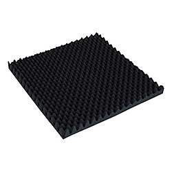 TRUSCO 波状加工ウレタンスポンジシート ソフト 40厚 500X500mm