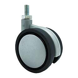 SAMSONG デザイン双輪キャスター「Eva」 ネジ 自在 75mm