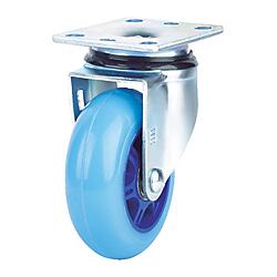 SAMSONG 高弾性ウレタンキャスター 自在 PU車 127mm