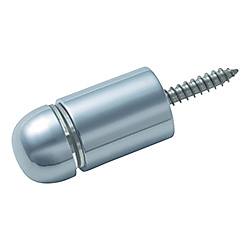 TRUSCO サインナット半丸 クロームメッキ