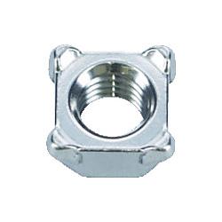 TRUSCO 四角溶接ナット M5 パイロット無 ステンレス 10個入