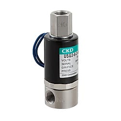 食品製造工程向け 小形 直動式3ポート電磁弁 USG3-FP2シリーズ