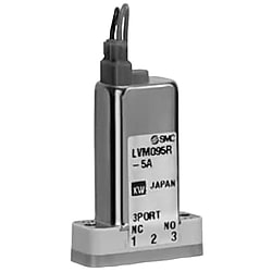 小型薬液用直動2・3ポートソレノイドバルブ LVM09・090シリーズ