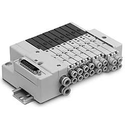 5ポートソレノイドバルブ プラグインタイプ SQ1000シリーズ