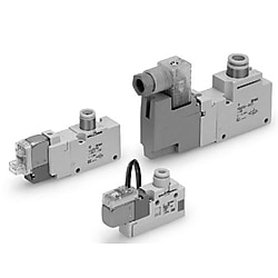3ポートソレノイドバルブ 直接配管形 単体 VQZ100・200・300シリーズ