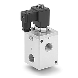 5.0MPa対応 パイロット形3ポートソレノイドバルブ VCH400シリーズ
