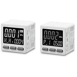 3画面 高精度デジタル圧力スイッチ ZSE20（F）・ISE20シリーズ