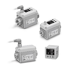 3色表示 電磁式デジタルフロースイッチ LFEシリーズ