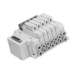 5ポートソレノイドバルブ プラグイン SY5000・7000シリーズ 残圧排気弁付バルブ