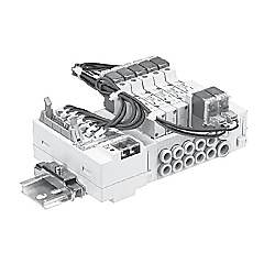 5ポートソレノイドバルブ SY3000・5000 ベースDINレール取付形 コネクタボックスタイプ
