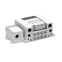 5ポートソレノイドバルブ ベース配管形 プラグインユニット VQC4000シリーズ マニホールド