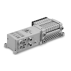 5ポートソレノイドバルブ ベース配管形 プラグインユニット VQC1000シリーズ マニホールド