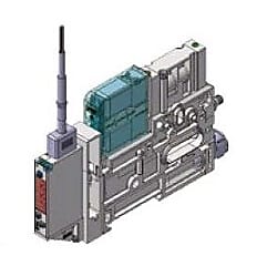真空ユニット エジェクタシステム ZK2□A マニホールド用 エジェクタ+バルブ付+省エネ機能無