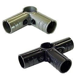 Φ28イレクターパイプ用メタルジョイント 中間コーナータイプ