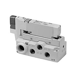 5ポートソレノイドバルブ サブプレート単体 クリーンシリーズ 10-VQ2000シリーズ