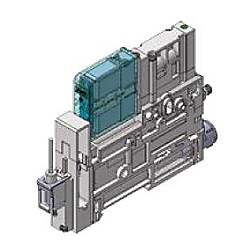真空ユニット 真空ポンプシステム ZK2□Aマニホールド用真空ポンプシステム+バルブ付+省エネ機能無