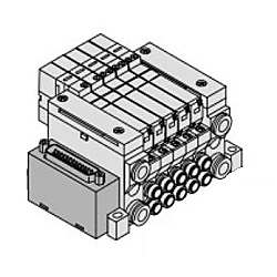 5ポートソレノイドバルブ クリーン 10-VQ1000  Fキット（Dサブコネクタキット）