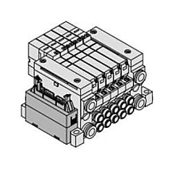 5ポートソレノイドバルブ クリーン 10-VQ1000  Pキット（フラットケーブルキット）