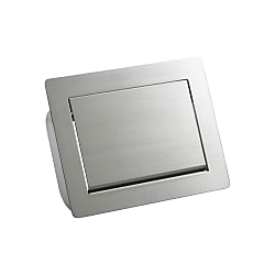 LAMP ステンレス鋼製 ダンパー付屑入投入口 AZ-GD232-HL 蓋付 傾斜面取付タイプ