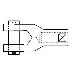2山先端金具（Y先）ピン付