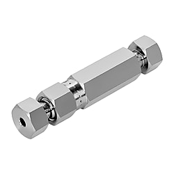 2圧縮リング方式 V-Lok クロマトグラフ用継手ストレートユニオン