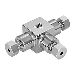2圧縮リング方式 V-Lok クロマトグラフ用チューブスコネクター（ティーユニオン）