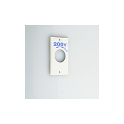 コンセント用プレート 引掛形20A・30A φ40.5（ボス径40.5mm）用