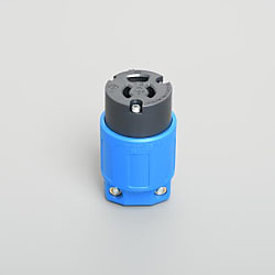 抜止形 コードコネクタボディ （ナイロンカバー）接地形2P 15A 125V