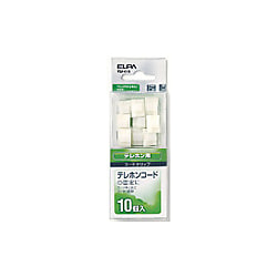 ＲＪ１１関連　ＴＥＬ用コードクリップ１０個入
