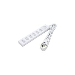 OAタップ 1SW扉付きタップ 6個口 スイッチ付