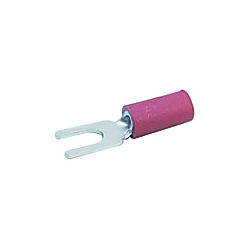 絶縁被覆付先開型圧着端子（V型）