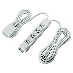 手元スイッチ付二重構造工事用タップ