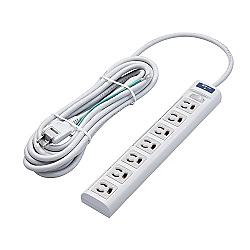 雷ガード常時通電 スイッチ連動タップ 7ヶ口