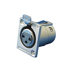XLRシリーズ レセプタクル（角型スモールフランジ）