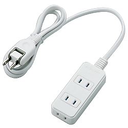 ほこり防止シャッター付電源タップ 3・4・6ケ口 画像
