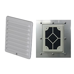 薄型防噴流ギャラリー IP45