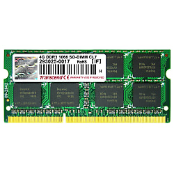 DDR3 204PIN SO-DIMM Non ECC（1.5V 標準品）