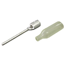 絶縁キャップ付棒型裸圧着端子 長さ32.5（10個入）