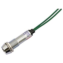 サカズメ LED表示灯 DA-10JPL (AC/DC100V接続)Φ10 緑