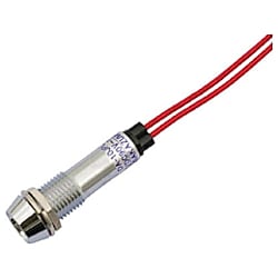 サカズメ LED表示灯 DA-10JPL (AC/DC100V接続)Φ10 赤