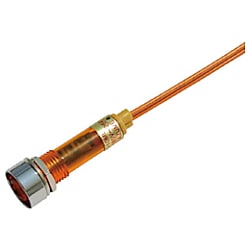 サカズメ LED表示灯 DA-10ML-1 (AC/DC200V接続)Φ10橙