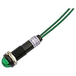 サカズメ LED表示灯 DA-10MPBL (AC/DC100V接続)Φ10緑