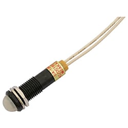 サカズメ LED表示灯 DA-10MPBL (AC/DC200V接続)Φ10白
