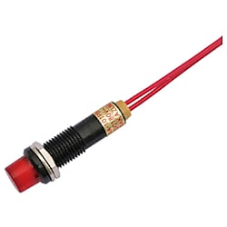 サカズメ LED表示灯 DA-10TPBL (AC/DC200V接続)Φ10赤