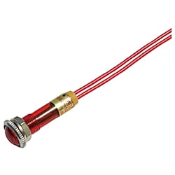 サカズメ LED表示灯 DA-8FL-4 (AC/DC200V接続) Φ8 赤