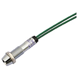 サカズメ LED表示灯 DA-8JPL (AC/DC100V接続) Φ8 緑