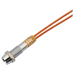 サカズメ LED表示灯 DA-8JPL (AC/DC200V接続) Φ8 橙