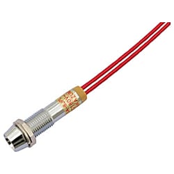 サカズメ LED表示灯 DA-8JPL (AC/DC200V接続) Φ8 赤