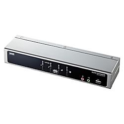 デュアルリンクDVI対応パソコン自動切替器（4：1） SW-KVM4HDCN
