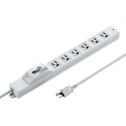 安全ブレーカータップ（オフィス・工場用・3P・6個口・5m）